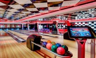 Two full size bowling lanes