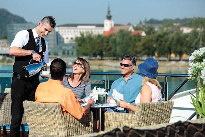 AmaWaterways - AmaPrima Top Deck Breakfast