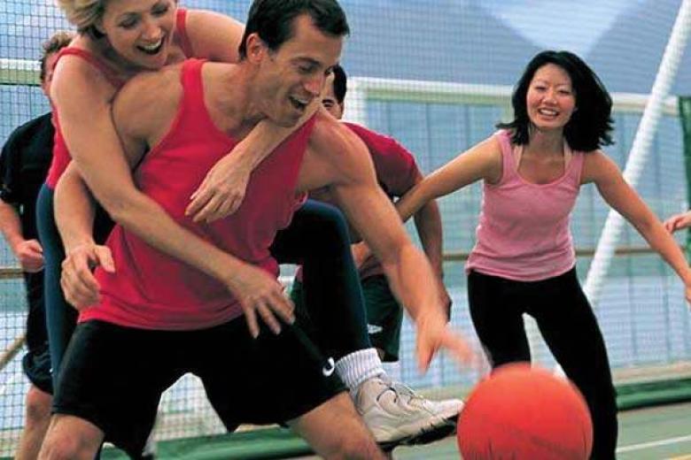 Basketball & Volleyball Court