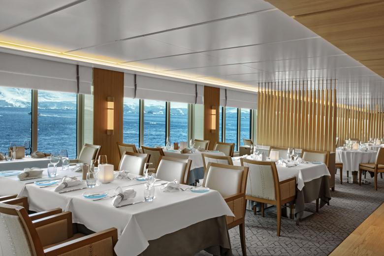 Viking Expeditions Cruises - Antarctica Restaurant Tables