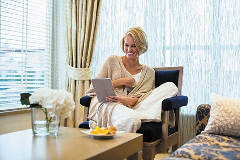 Lounging In Suite